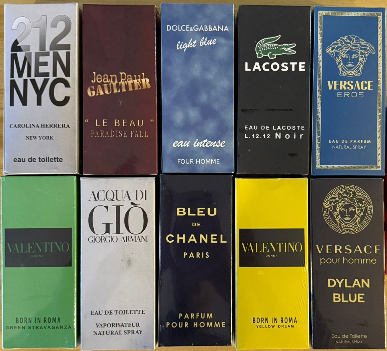 10 Perfumes inspiración de 40 ml